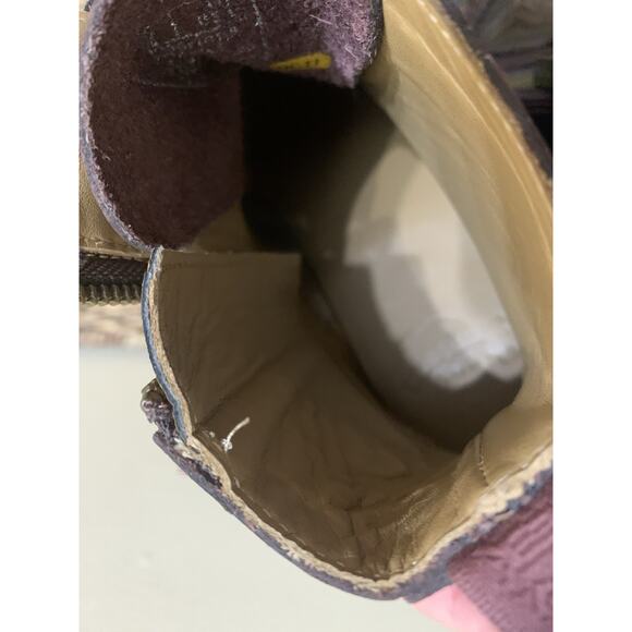 DR. MARTENS Delphine 8-Eye Brogue Boot Oxblood Maroon 10 new without box - Picture 8 of 13